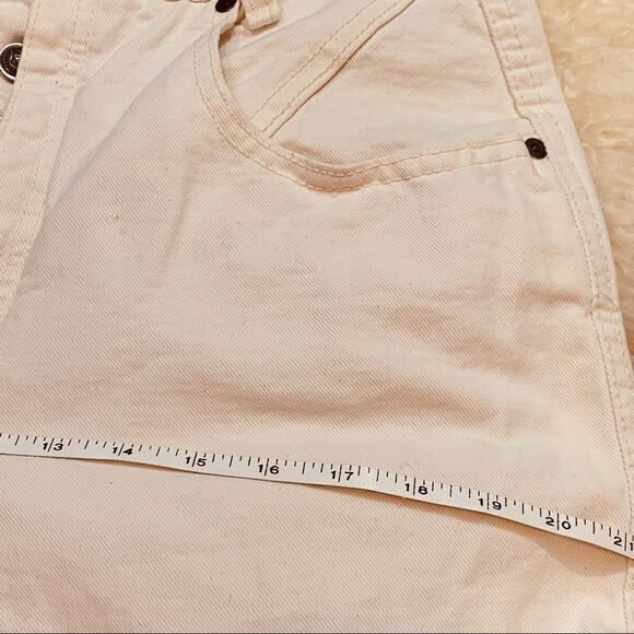 Vintage Zena super high off white button fly jeans - Picture 9 of 11